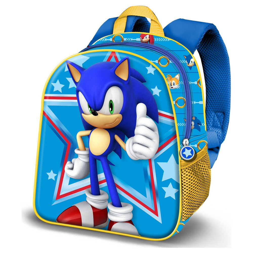 Sonic the Hedgehog Star 3D Ryggsäck 31cm