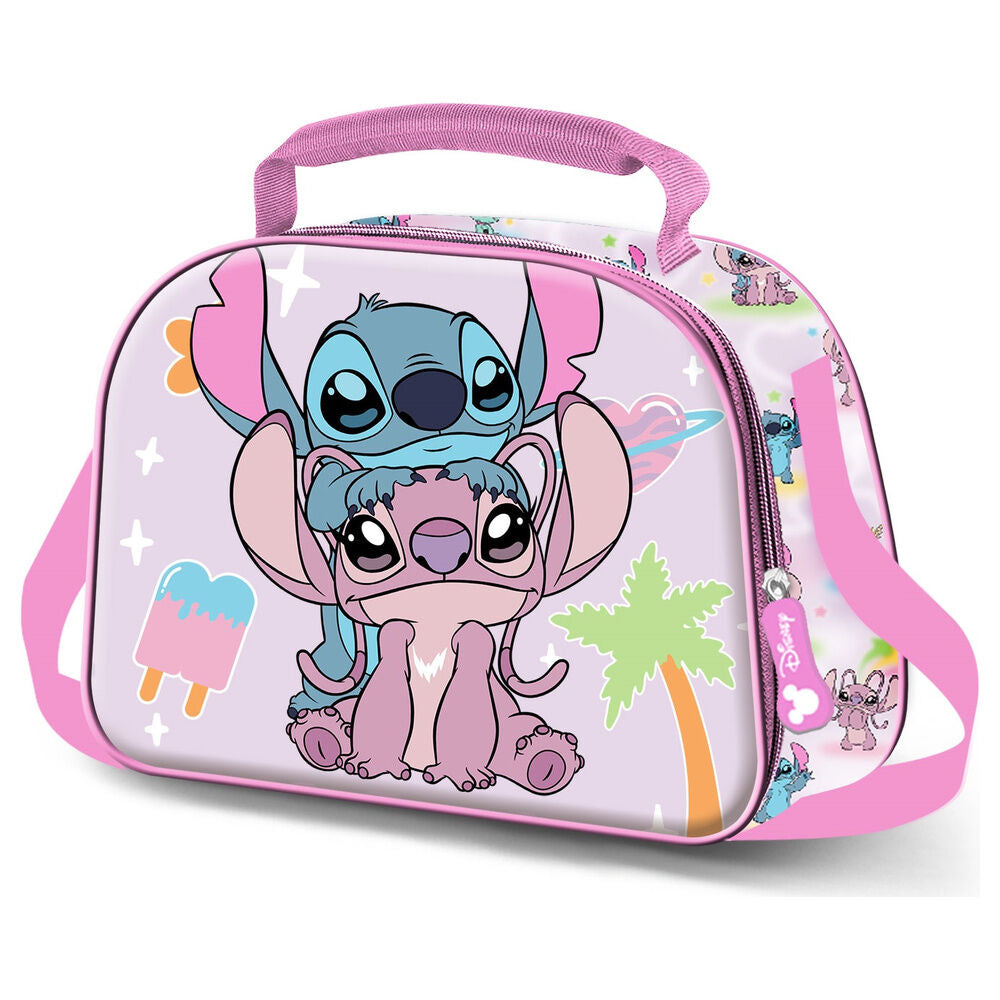 Disney Stitch & Angel Couple 3D Lunchbag