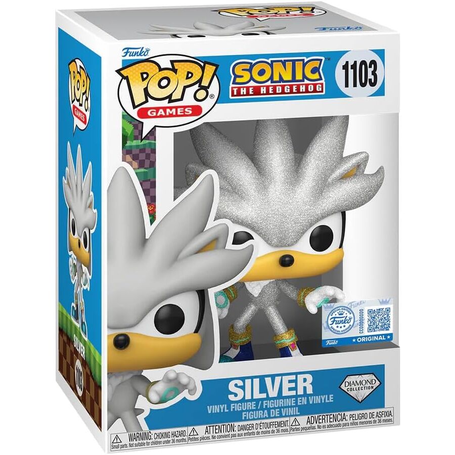 Funko POP Figur Sonic The Hedgehog Silver Exclusive