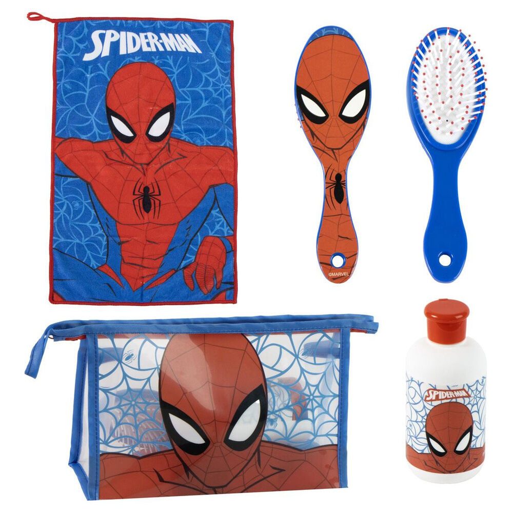 Marvel Spiderman Toalettväska Set - Perfekt för Superhjälteälskare