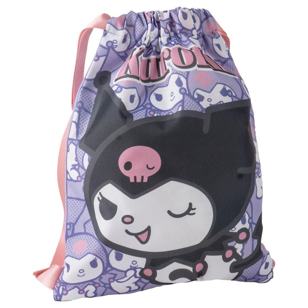 Hello Kitty Kuromi Gym Bag 33cm - Trendig och Funktionell