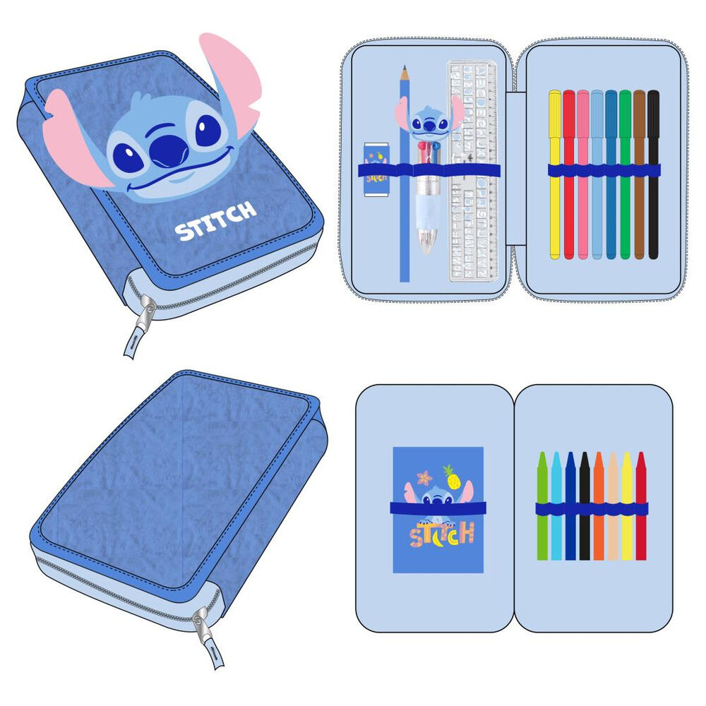 Disney Stitch Dubbel Pennfodral