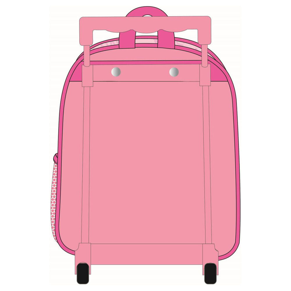 Hello Kitty och Vänner 3D Ryggsäck med Hjul 30cm