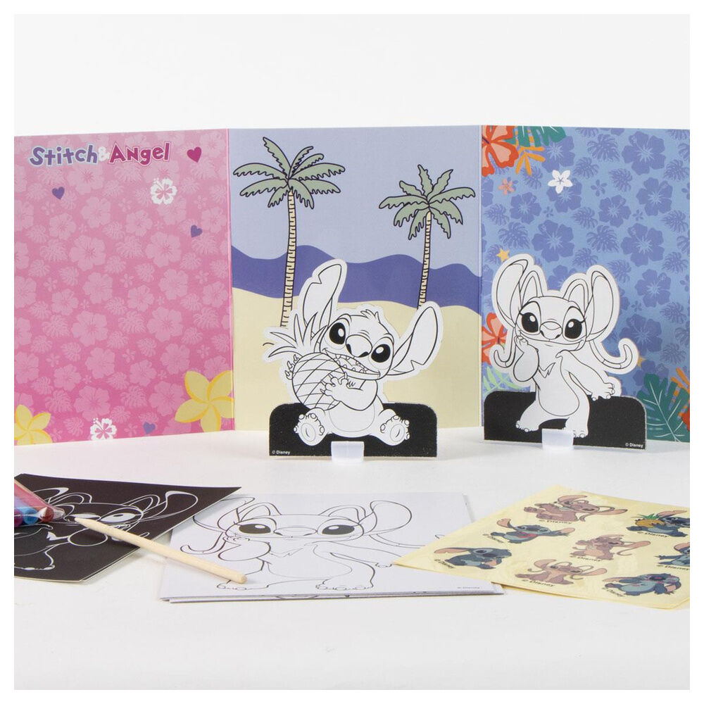 Disney Stitch Målarväska Set