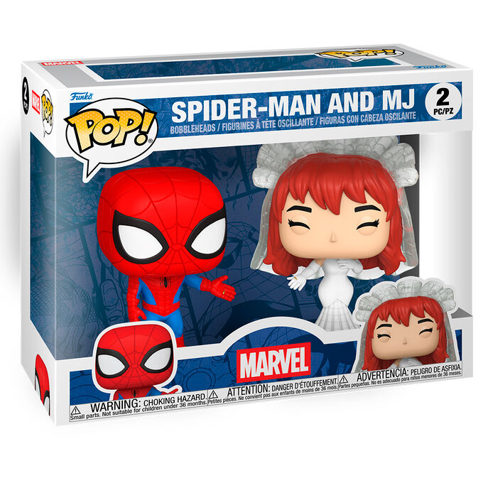 POP pack 2 figurer Marvel Spider-Man och MJ