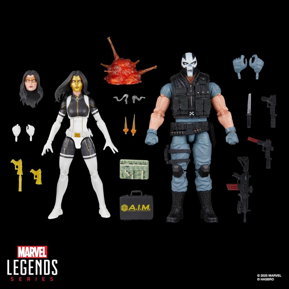 Marvel Legends Series Super Villains: Madame Masque & Crossbones Figuren 15 cm