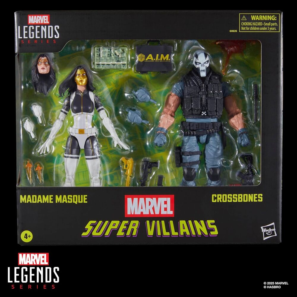 Marvel Legends Series Super Villains: Madame Masque & Crossbones Figuren 15 cm