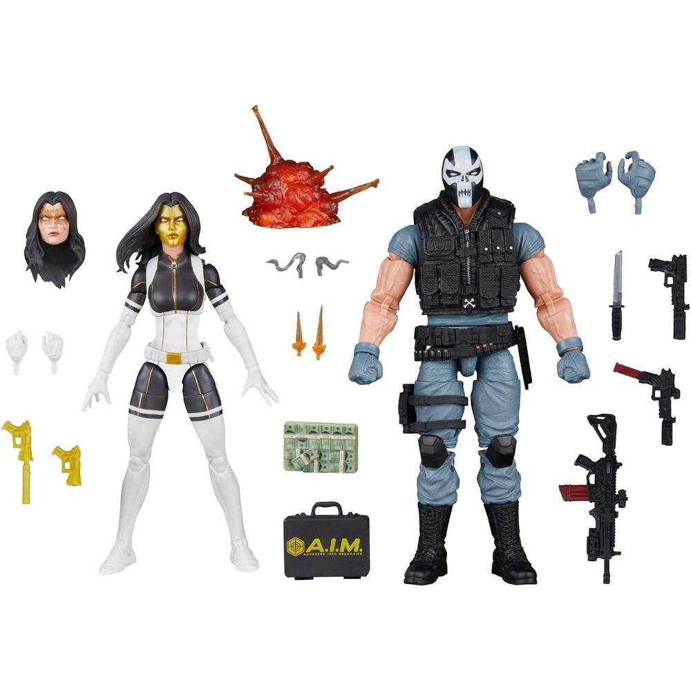 Marvel Legends Series Super Villains: Madame Masque & Crossbones Figuren 15 cm