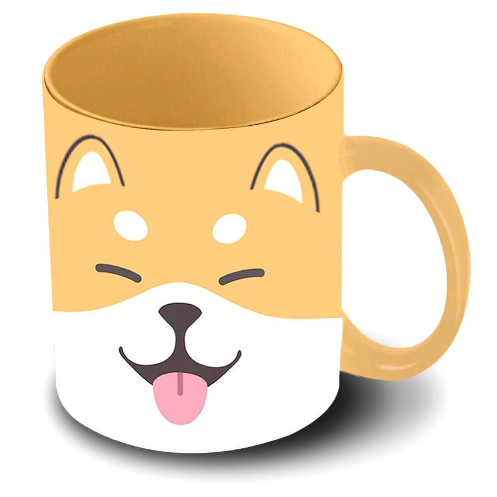 Oh My Pop! Shiba Mug 350ml – Ceramic Kaffe- och Te-Kopp