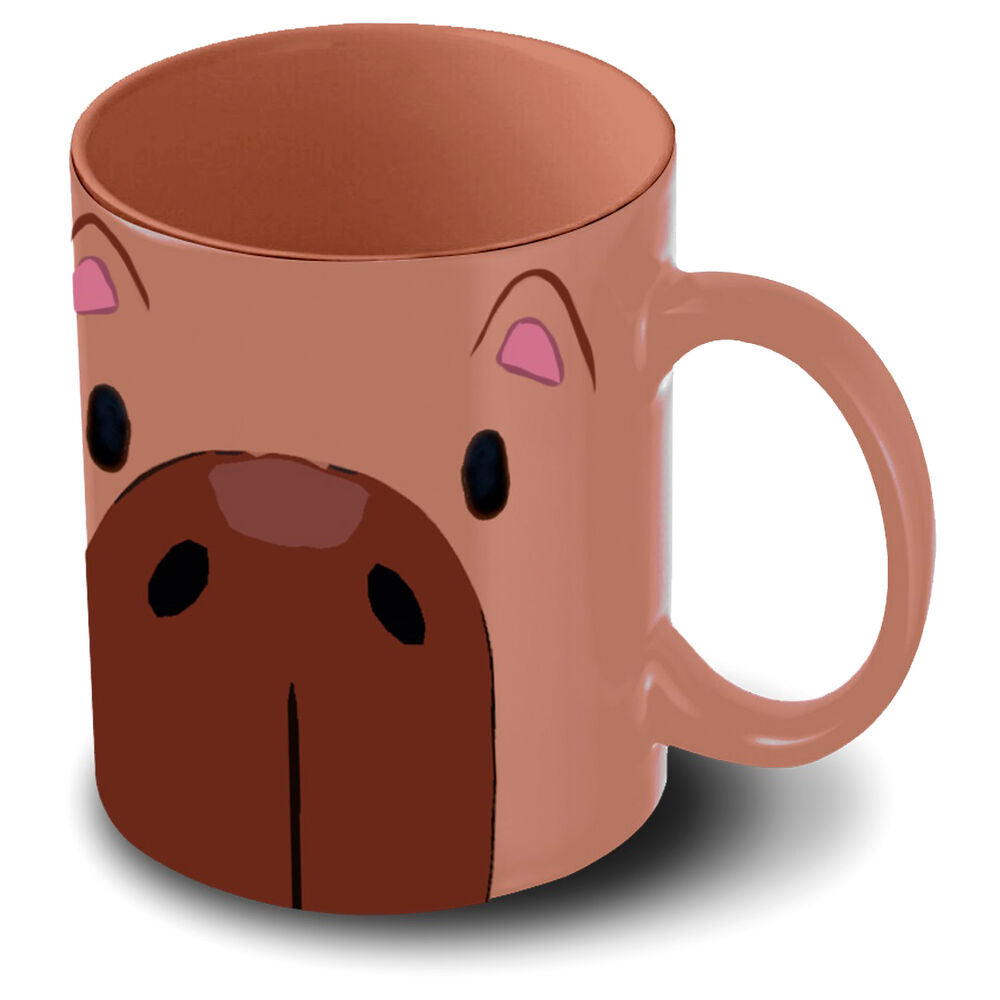Oh My Pop! Capybara Mug 350ml – Keramisk Kopp med Söt Design