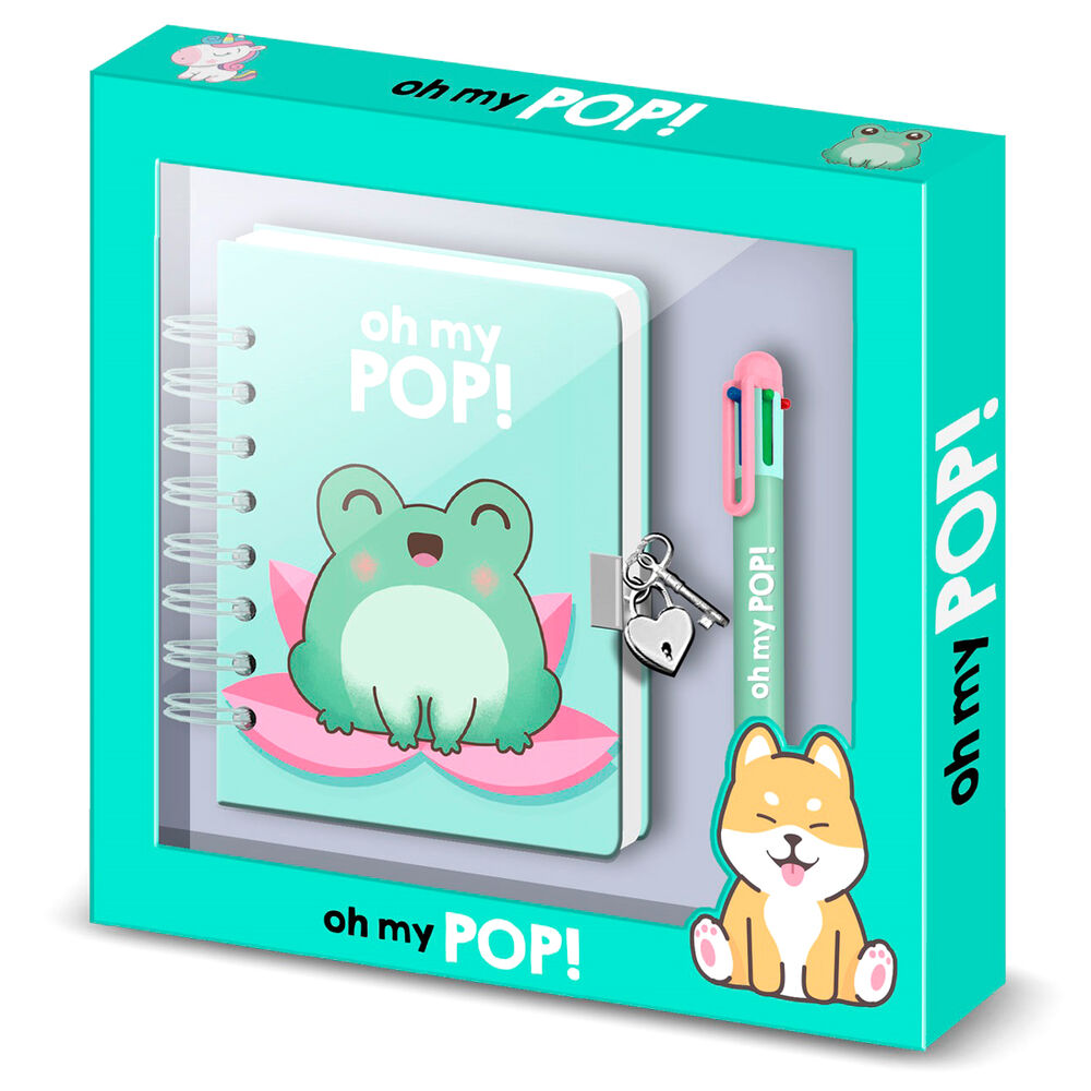 Oh My Pop! Froggy Diary + Pen