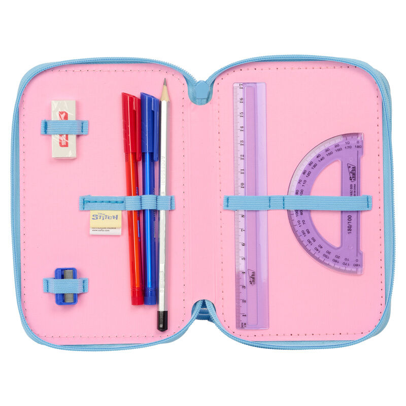 Disney Stitch Bright Triple Pennfodral 37 Delar