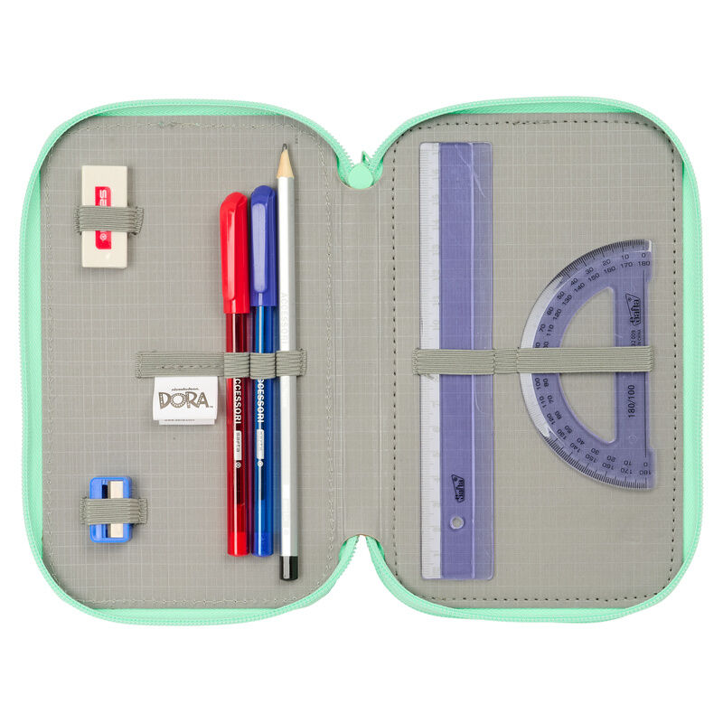 Dora the Explorer Triple Pennfodral med 37 Delar