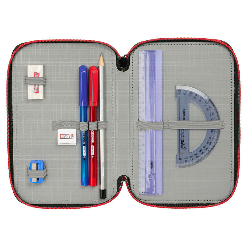 Marvel Spiderman Miles Morales Triple Pennfodral 37 delar