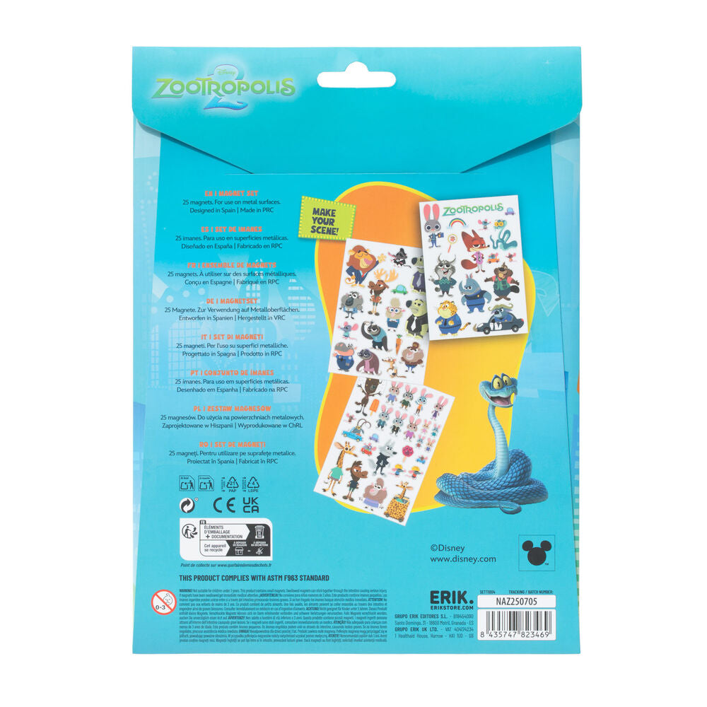 Zootopia 2 Magnetset – Fantastiska Magneter från Din Favoritfilm
