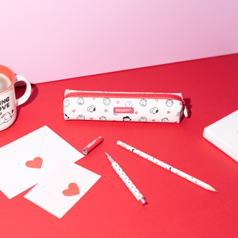 Peanuts Snoopy Pennfodral med Penna och Blyertspenna