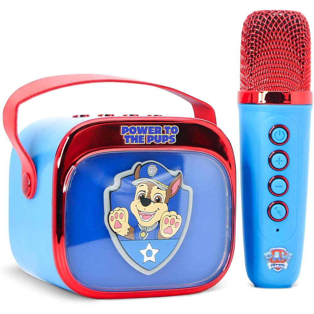 Paw Patrol LED Karaokehögtalare med Mikrofon
