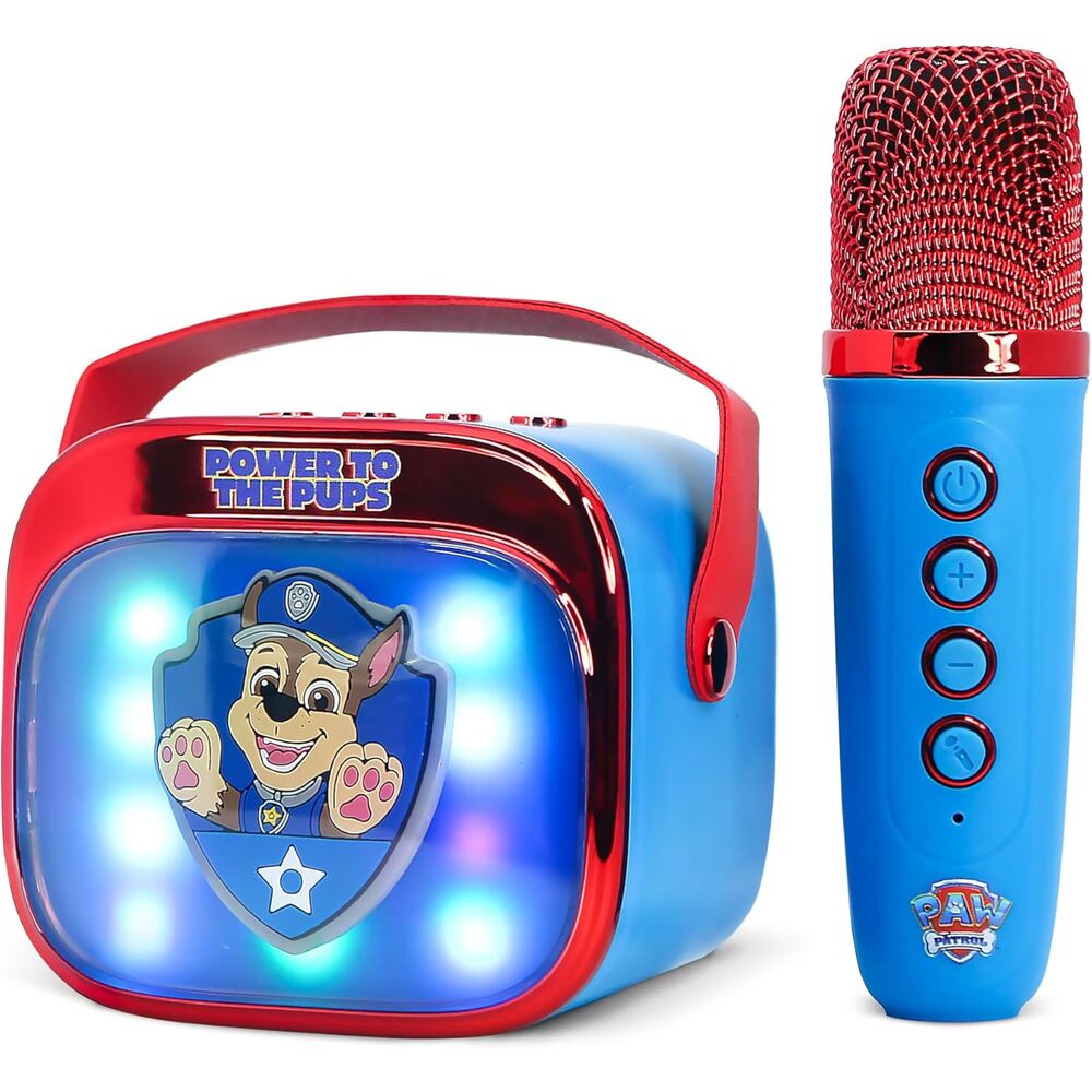Paw Patrol LED Karaokehögtalare med Mikrofon