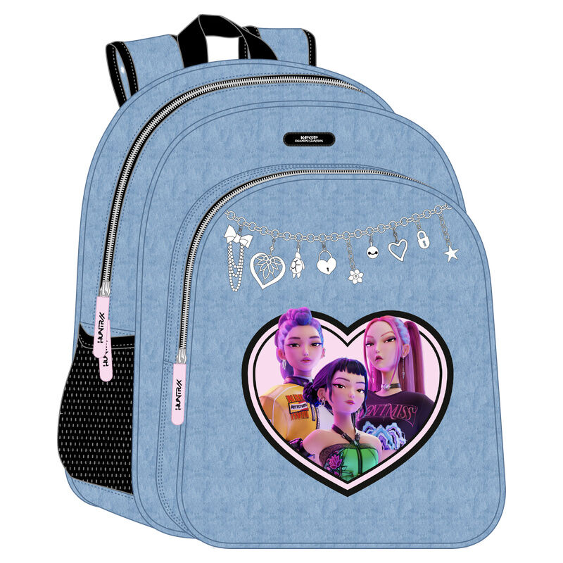 Demon Hunters Kpop Huntrix Anpassningsbar Ryggsäck 38cm