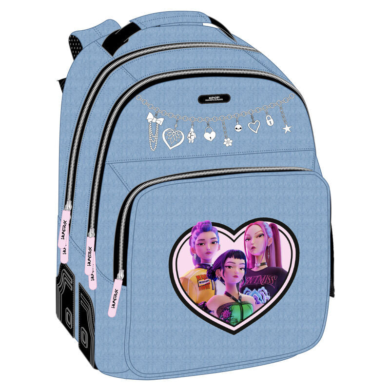 Demon Hunters Kpop Huntrix Anpassningsbar Ryggsäck 42cm