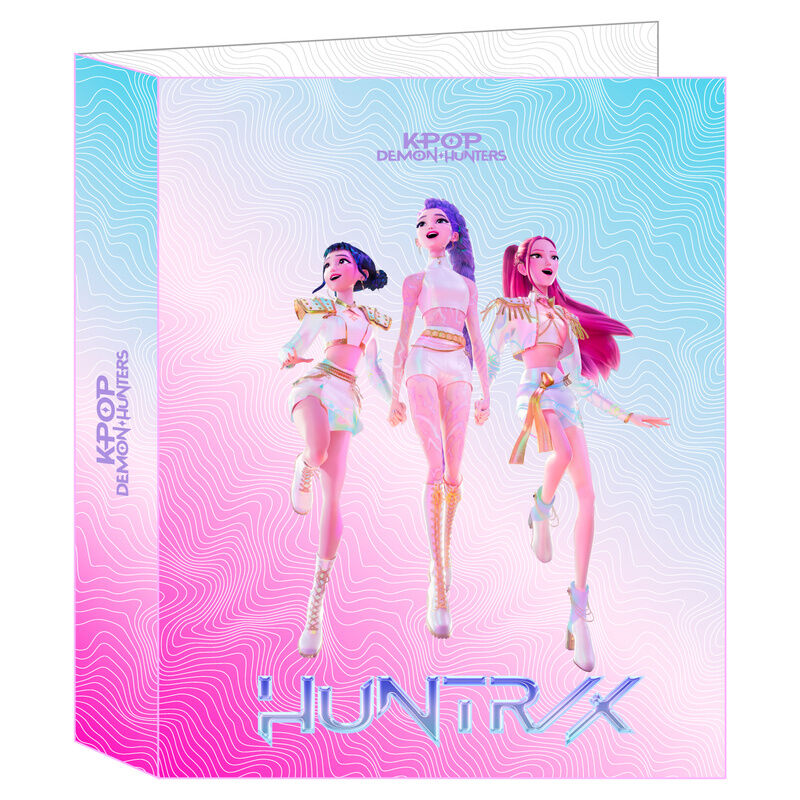 Demon Hunters Kpop 4-ring binder