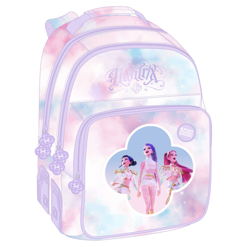 Demon Hunters Kpop Artist Anpassningsbar Ryggsäck 42cm