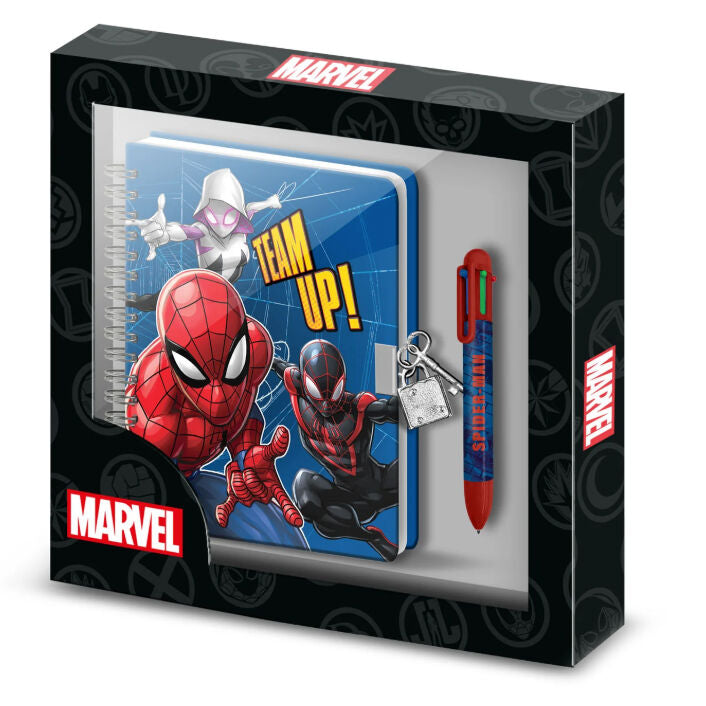 Marvel Spiderman Dagbok + penna