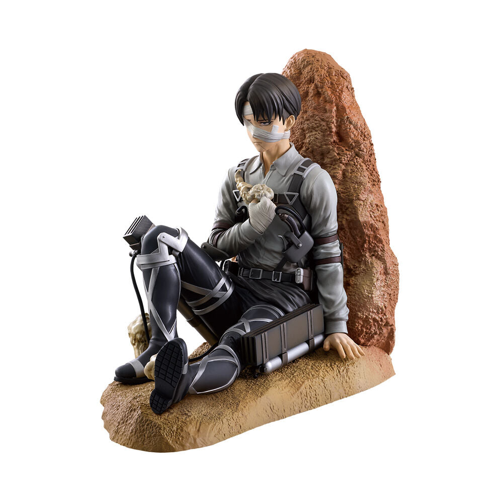 Attack on Titan Mega Impact Levi Slaget om Himlen och Jorden Ichibansho figur 11cm