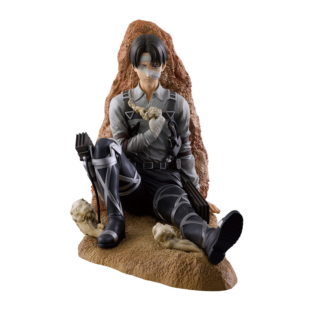 Attack on Titan Mega Impact Levi Slaget om Himlen och Jorden Ichibansho figur 11cm