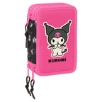 Hello Kitty Kuromi trippel Pennfodral 37 delar