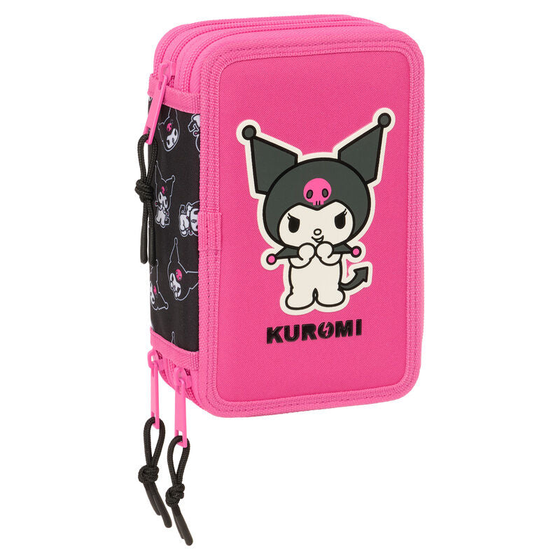 Hello Kitty Kuromi trippel Pennfodral 37 delar