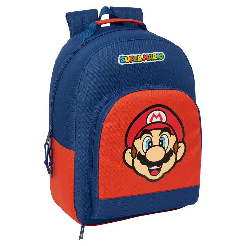 Super Mario Bros Mamma Mia anpassningsbar Ryggsäck 42cm
