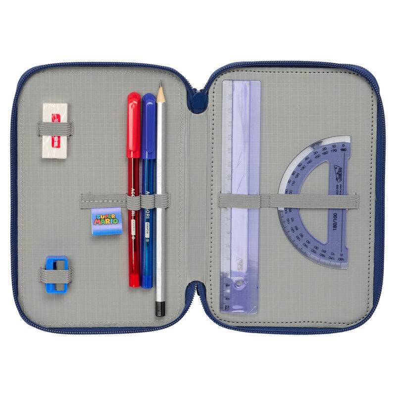 Super Mario Bros Mamma Mia trippel Pennfodral 37 delar