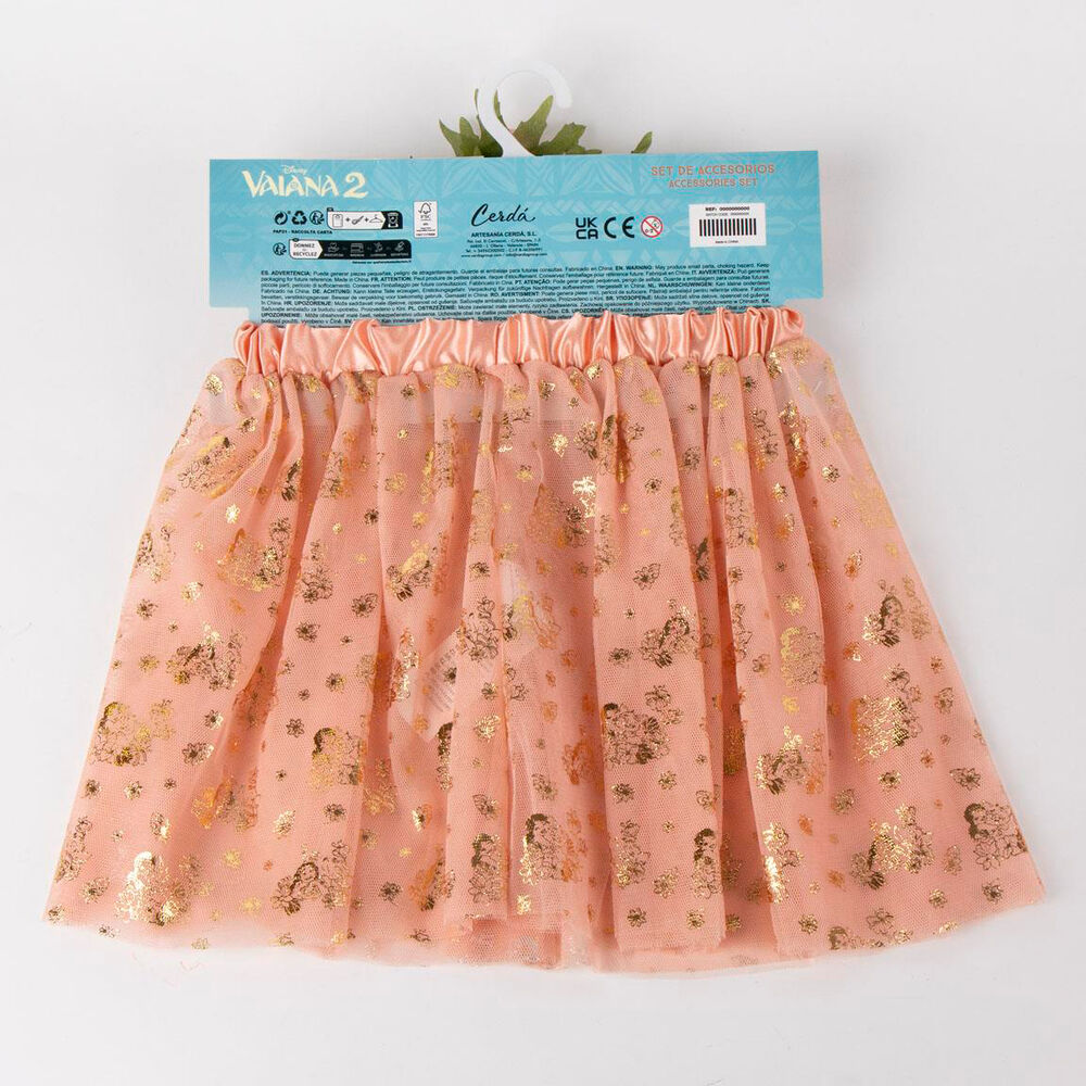 Disney Vaiana Moana hårband + tutu-set