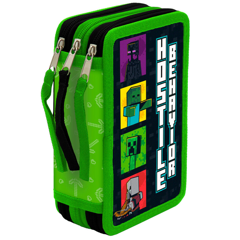 Minecraf trippel Pennfodral 39 delar