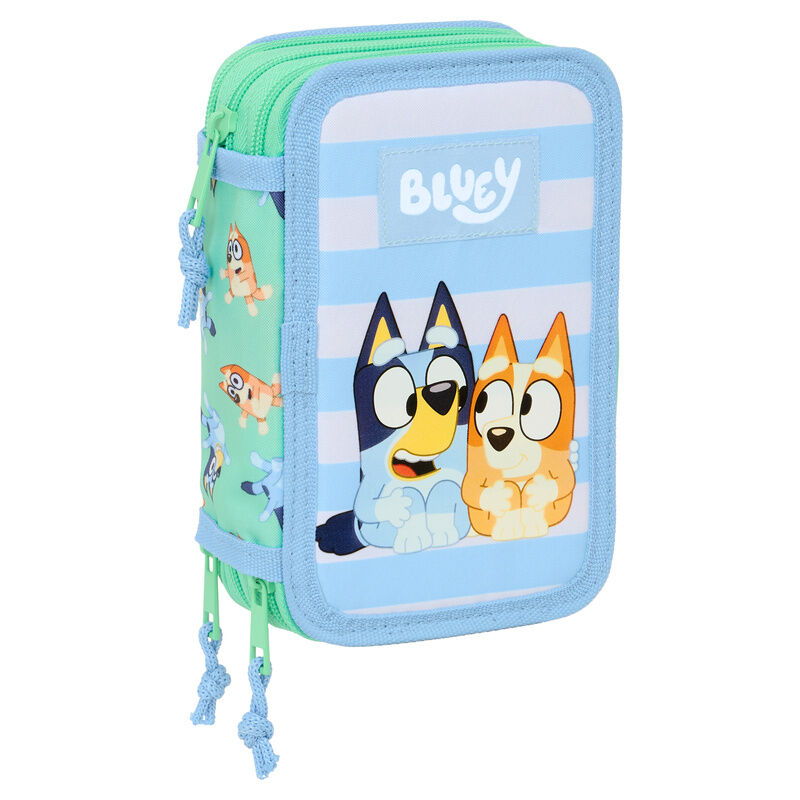 Bluey Sisters trippel Pennfodral 37 delar