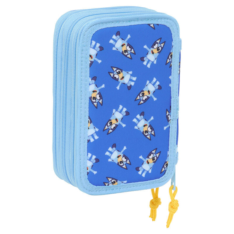 Bluey Lets Play trippel Pennfodral 37 delar