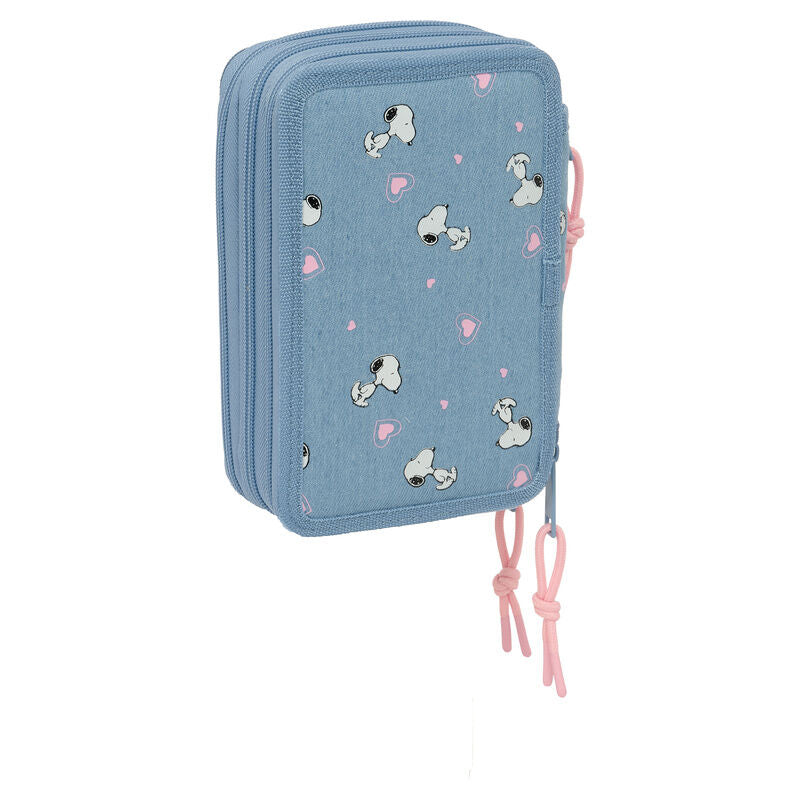 Peanuts Snoopy trippelt pennfodral 37 delar