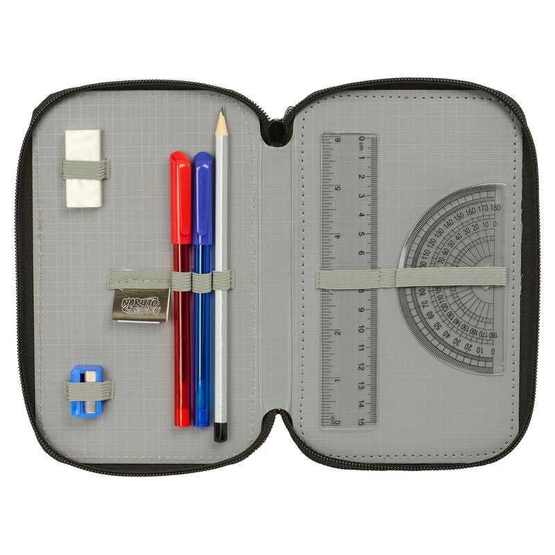 Naruto Shippuden trippla pennfodral 37 delar