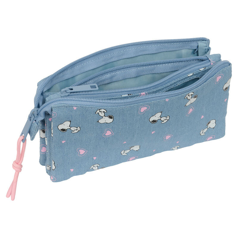 Peanuts Snoopy trippel Pennfodral