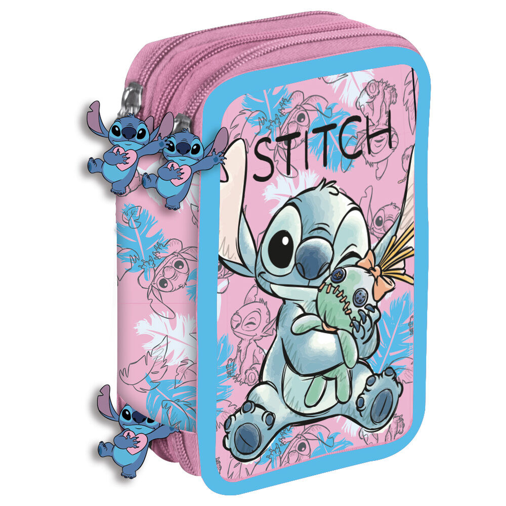 Disney Stitch Docka trippel Pennfodral
