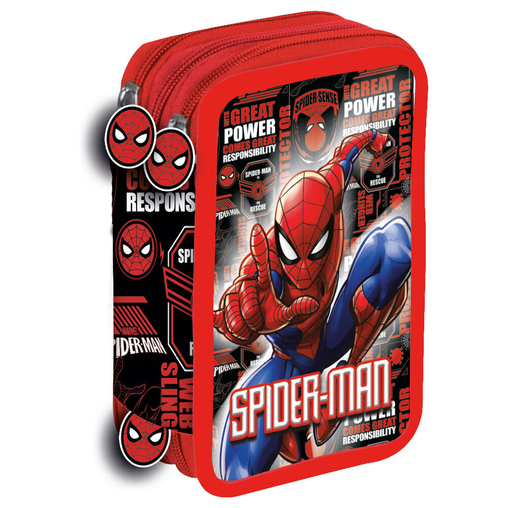 Marvel Spiderman Hero trippel Pennfodral