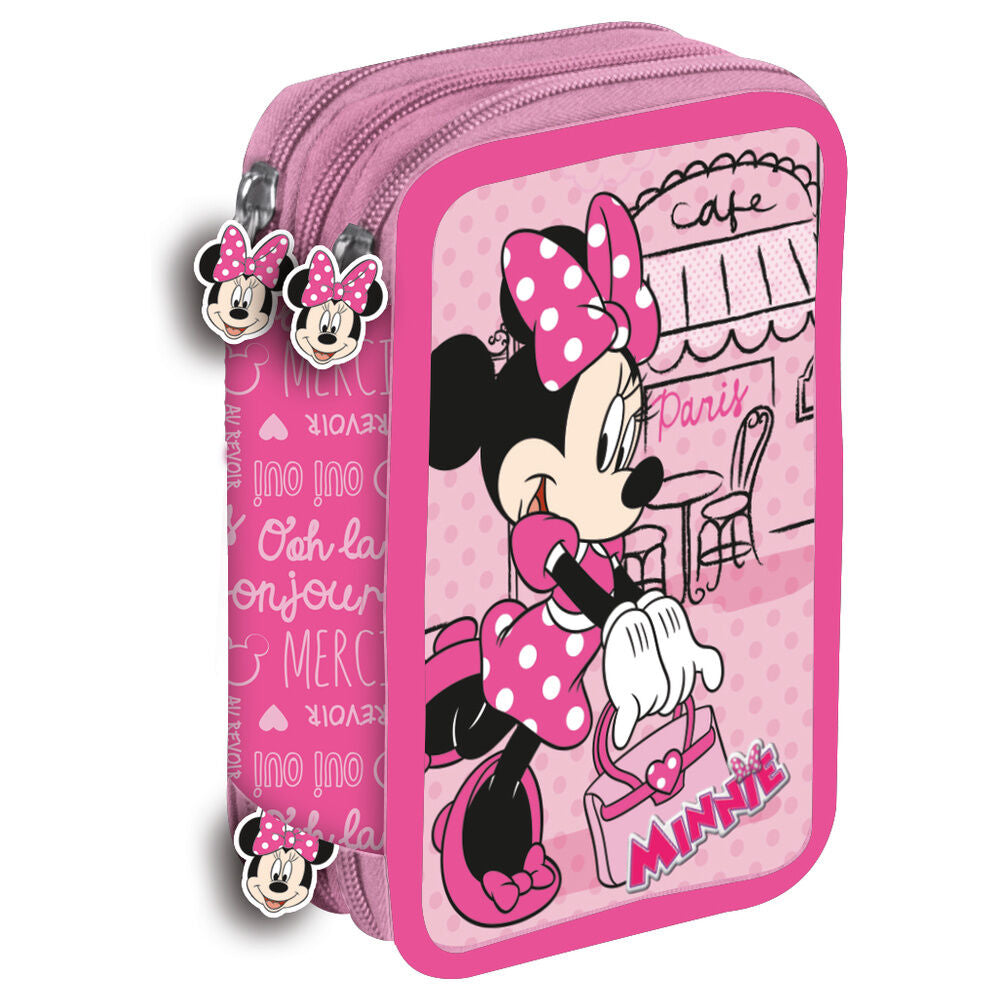 Disney Minnie Paris trippelt pennfodral