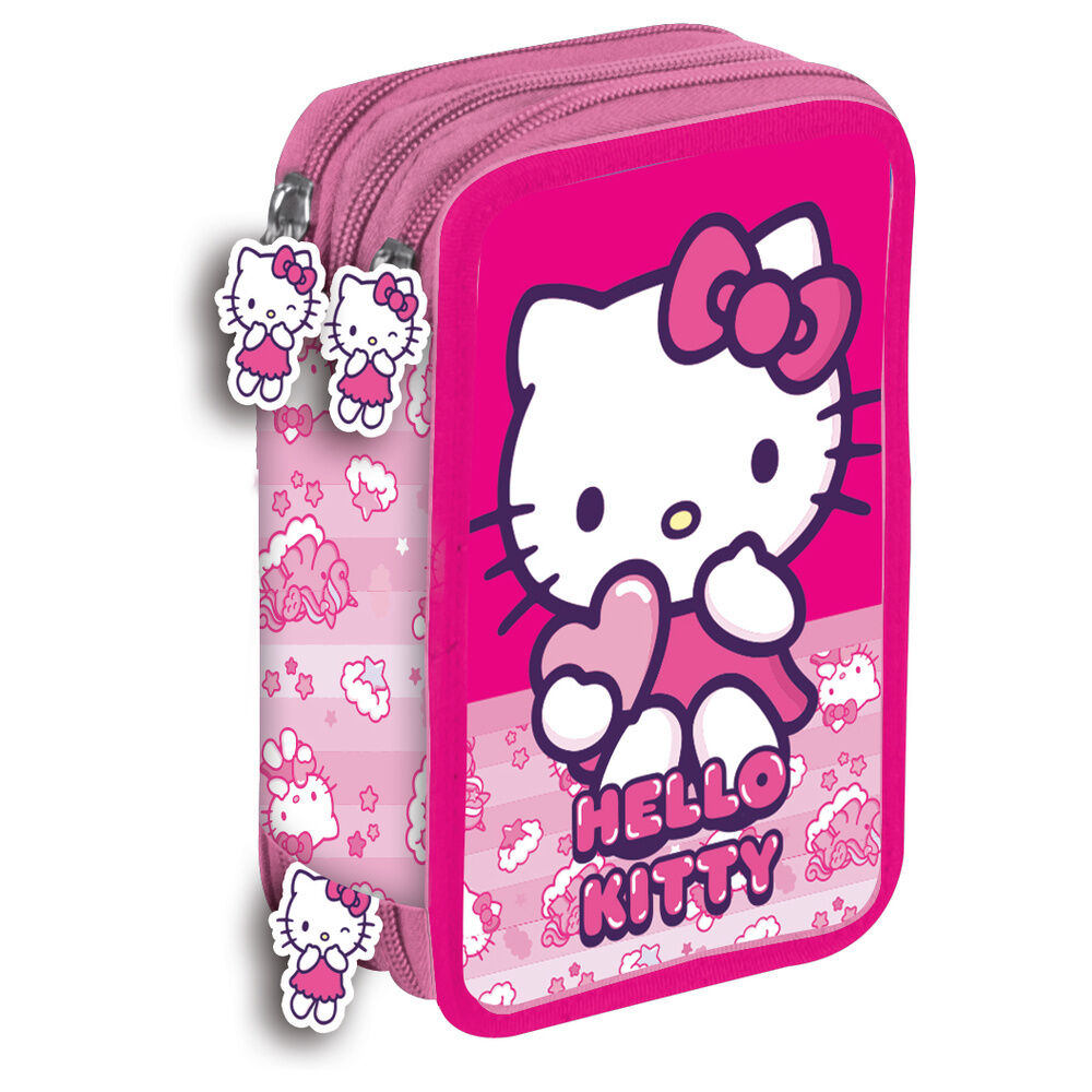 Hello Kitty trippelt Pennfodral