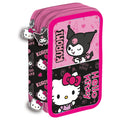 Hello Kitty & Kuromi trippel Pennfodral