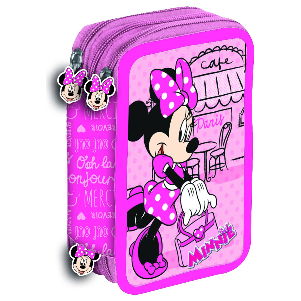Disney Minnie Paris trippelt pennfodral