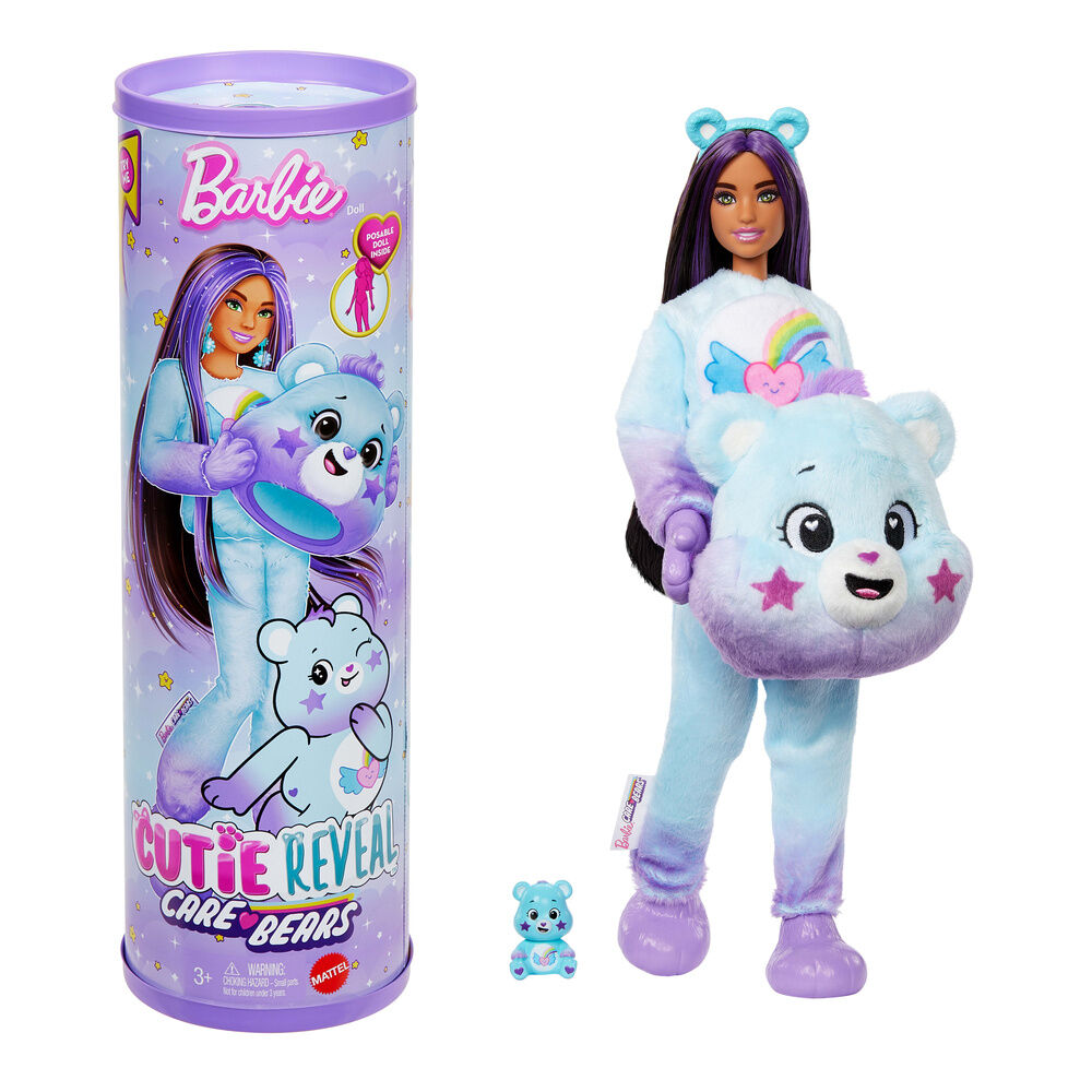 Barbie Care Bears Cutie Reveal Affectionate docka