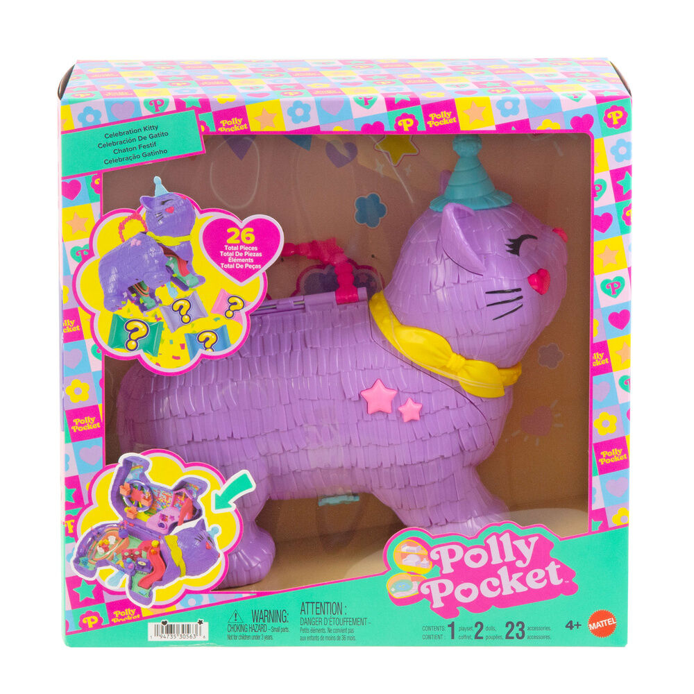 Polly Pocket Partyland Katt Bröst