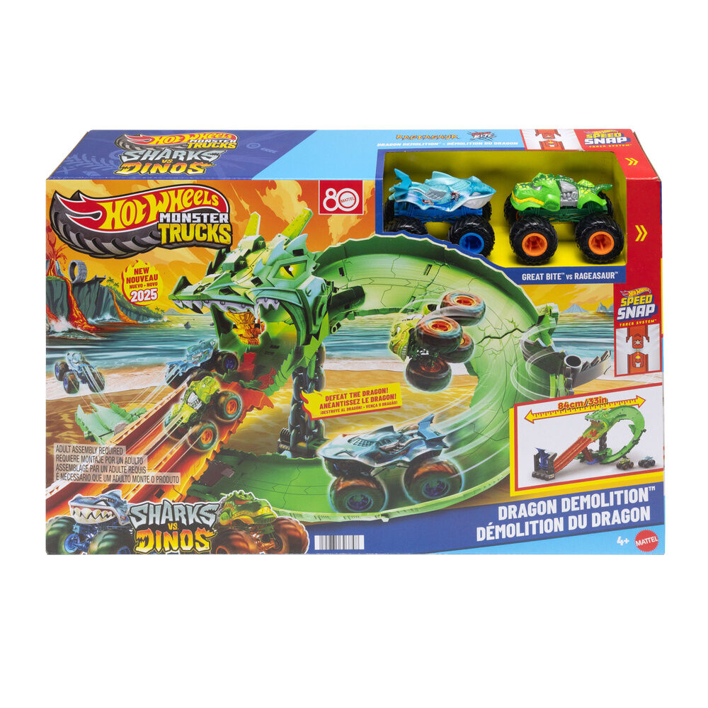 Hot Wheels Monster Trucks Drakdemolering