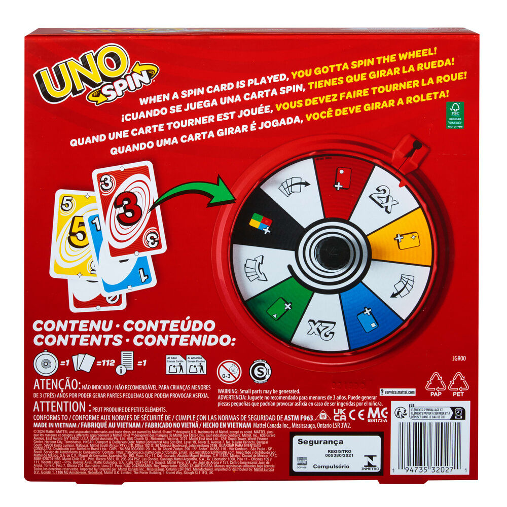 UNO Spin kortspel